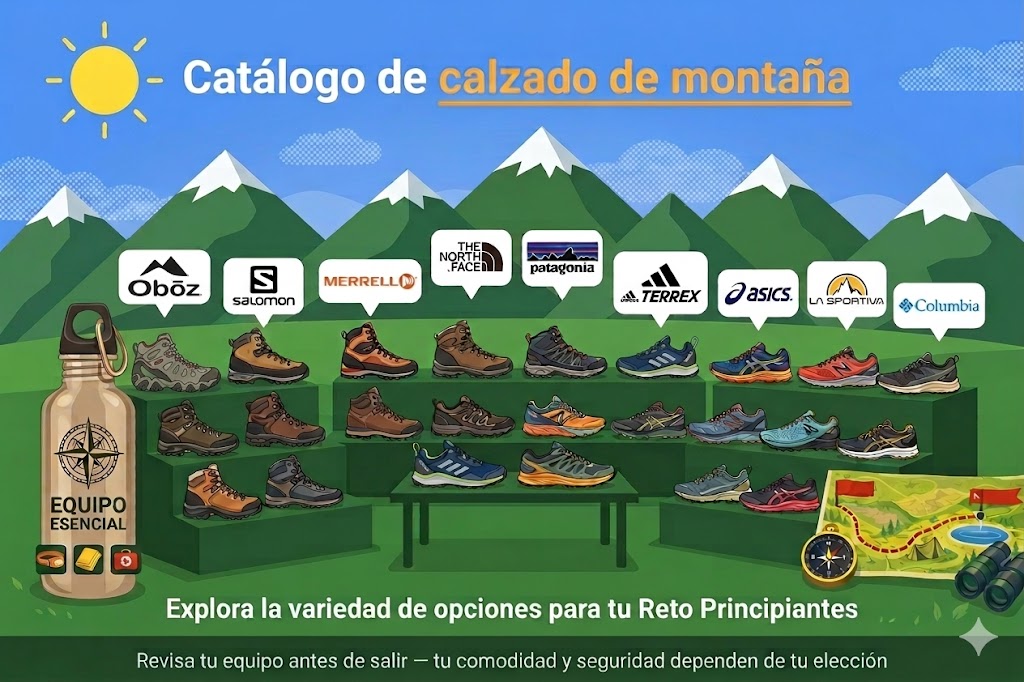 Botas o tenis de montaña